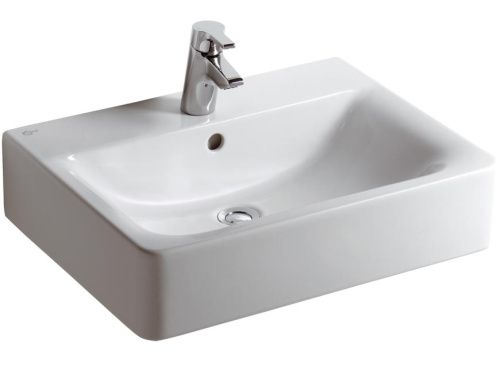 Раковина керамическая Ideal Standard CONNECT E784401 55х46 подвесная цвет белый 1 отверстие под смеситель