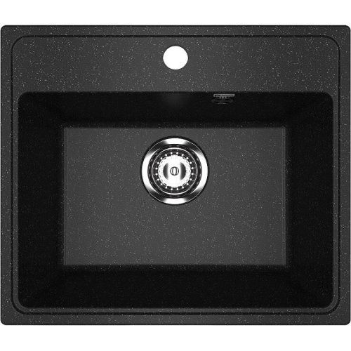 Кухонная мойка Ulgran Practik PR-M 490-004 49х42 цвет черный