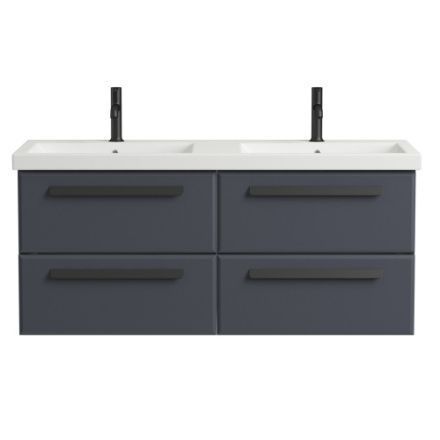 Тумба под раковину Cezares ECO ECO-1200-4C-SO-2-GR-P 120х48х50 подвесная цвет серый