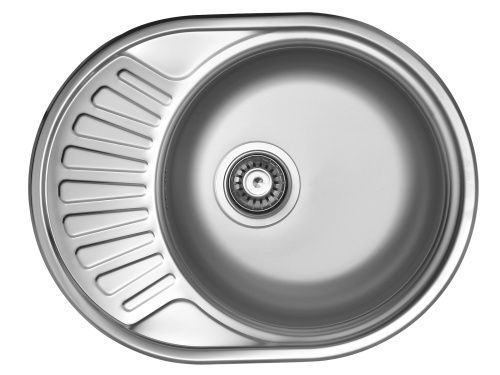 Кухонная мойка Ukinox Фаворит FAL570.450 -GT8K 1R 45х57 цвет стальной поверхность рифленая