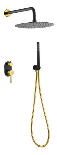 Душевая система Boheme Uno 464-BG встраиваемая цвет золото