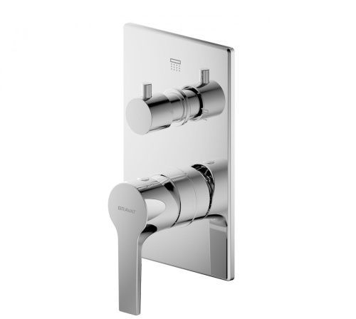 Смеситель для душа Bravat Prolate P69219CP-2-ENG встраиваемый в стену хром