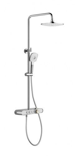Душевая стойка Arrow AG3323SHCP настенная цвет хром с термостатом