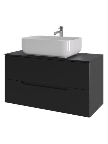 Тумба с раковиной Orange Line Li-100TubMDF+B03-600W 101х46х68