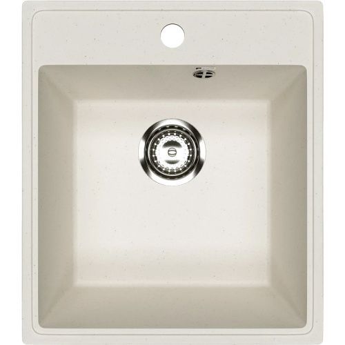 Кухонная мойка Ulgran Practik PR-M 425-001 43х49 цвет белый