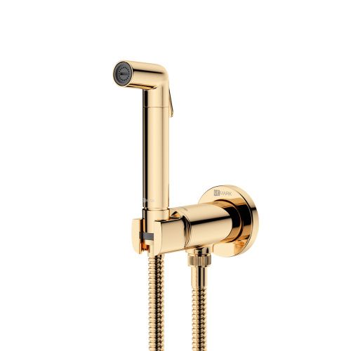 Гигиенический душ со смесителем LeMark Solo LM7171G золото