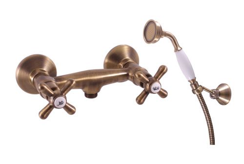 Смеситель для душа MORAVA RETRO MK180.5/2SM настенный бронза