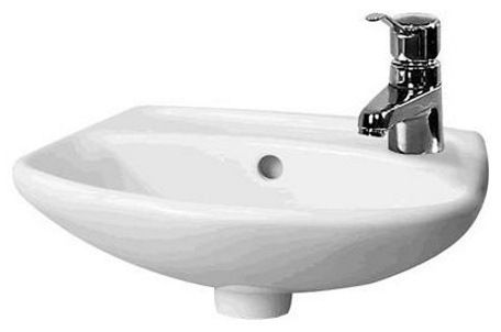 Раковина из санфаянса Jika LYRA 8.1527.1.000.106.9 41х30 подвесная цвет белый 1 отверстие под смеситель