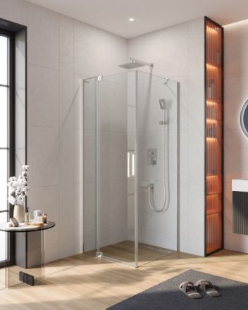 Душевой уголок Cezares SLIDER SLIDER-AH-1-80-70/80-C-Cr 70х80 стекло прозрачное профиль хром глянцевый без поддона