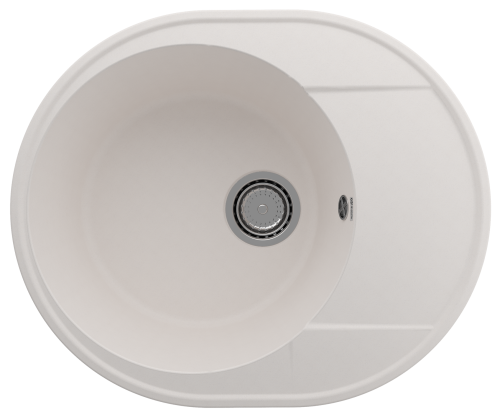 Кухонная мойка Ulgran Quartz Nora 585-01 59х49 цвет белый поверхность матовая