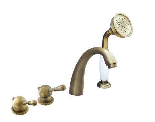 Смеситель RavSlezak LABE L076.5PSM на борт ванны бронза