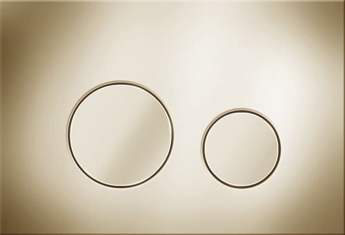 Клавиша смыва механическая KK POL M11 SPP/038/BG/K цвет брашированное золото