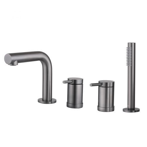 Смеситель ABBER Emotion AF8813NG на борт ванны никель