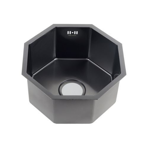Кухонная мойка Melana ProfLine D400B черная 40х40 цвет черный поверхность матовая