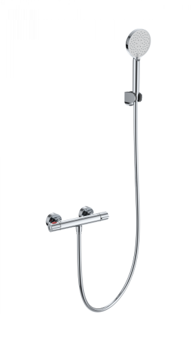 Смеситель для душа Wonzon & Woghand Inn WW-B2063-A-CR настенный хром с термостатом