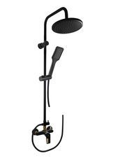 Смеситель для душа RavSlezak COLORADO CO382.5/3CMATZ настенный черный матовый