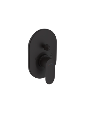 Смеситель Hansgrohe Vernis Blend 71449670 встраиваемый в стену черный