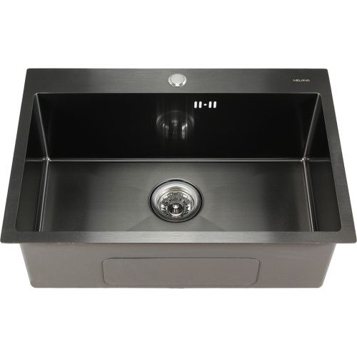 Кухонная мойка Melana ProfLine D6545HB графит 65х45 цвет графит поверхность матовая