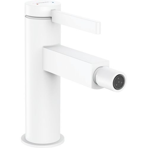 Смеситель Hansgrohe 76200700 на биде белый матовый