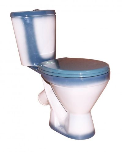 Унитаз-компакт напольный с бачком Rosa Элегант Вн УнЗ02 зеленый с сиденьем каскадный смыв