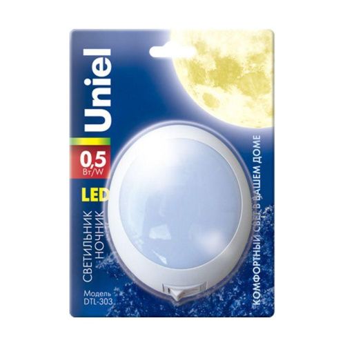 Светильник настенный Uniel DTL-303 DTL-303-Круг/White/3Led/0,5W