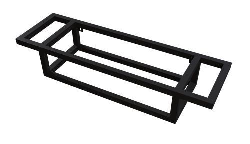 Консоль под раковину Grossman Метрис 105003 70х21х13 подвесная цвет черный