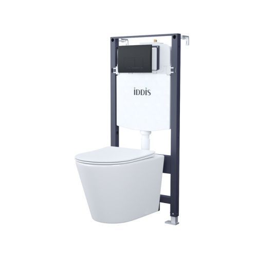 Комплект унитаз с инсталляцией и клавишей смыва IDDIS Basic BASC020i73