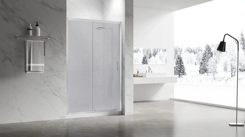 Душевая дверь Veconi Vianno VN55-120-02-C8 120х195 стекло текстурное профиль хром