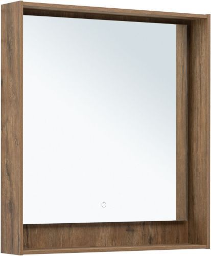 Зеркало в ванную Aquanet Милан 00336400 75х83 цвет темное дерево