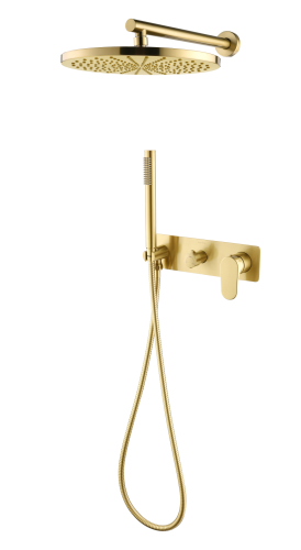Душевая система Boheme Spectre 454-MG встраиваемая цвет золото матовое