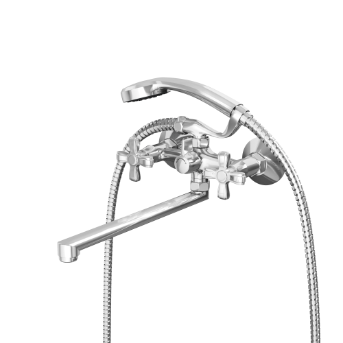 Смеситель для ванны Rush Bianki BI7650-51 настенный хром