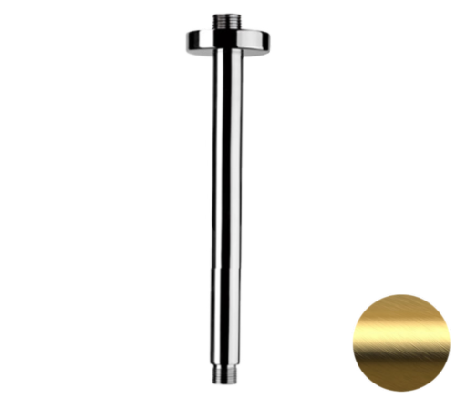 Кронштейн для верхнего душа 10 см Remer 347N10BG брашированное золото