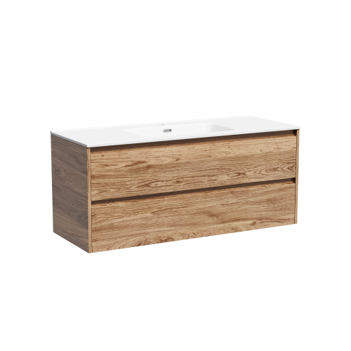 Тумба под раковину Sancos Libra LB120-1ECH 119х45х50 подвесная цвет дуб чарльстон