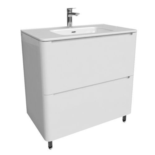 Тумба с раковиной IDDIS Edifice EDI80WFi95K 80х47х81 напольная цвет белый