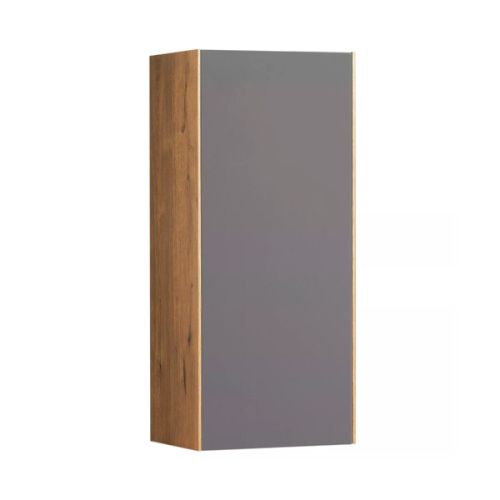 Шкаф Aquaton Сохо 1A258403AJA00 35х25х80 подвесной цвет серый матовый