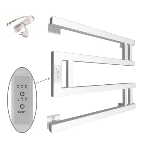 Полотенцесушитель Altasan МонакоПроф МонакоПроф4050БМ подвесной 50х43 электрический белый матовый