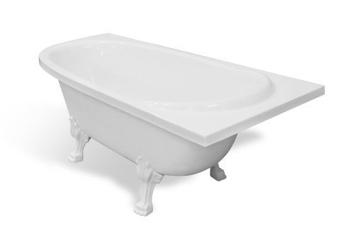 Ванна из литьевго мрамора Эстет Венеция ФР-00014528 170х80 пристенная асимметричная