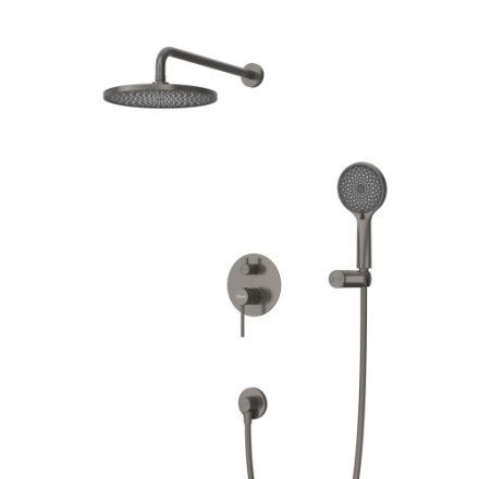 Душевая система Cezares RELAX RELAX-DSET-GM встраиваемая цвет оружейная сталь
