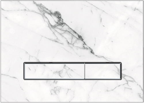 Клавиша смыва механическая KK POL Vitrum Grande V1 350/PPK/416-00-03 цвет белый