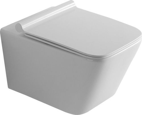 Унитаз подвесной Logan 00261954 белый с сиденьем микролифт безободковый каскадный смыв