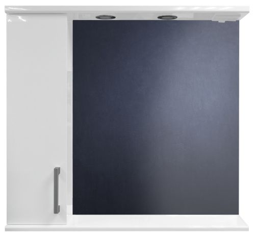 Зеркало-шкаф Loranto Модерн CS00046147 80х17х75 подвесной цвет белый