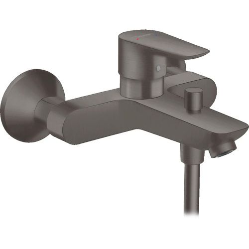 Смеситель Hansgrohe 71740340 настенный хром черный шлифованный/брашированный