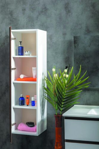 Шкаф-пенал Armadi Art Capolda 849-120-WW 35х28х120 подвесной цвет белый