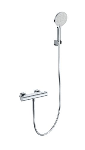 Смеситель для душа Wonzon & Woghand Inn WW-B2003-A-CR настенный хром с термостатом