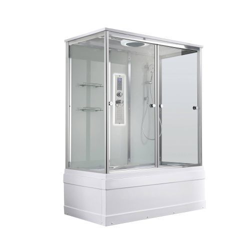 Душевая кабина AvaCan V V5015LED 150х85 прямоугольная с крышей ориентация универсальная