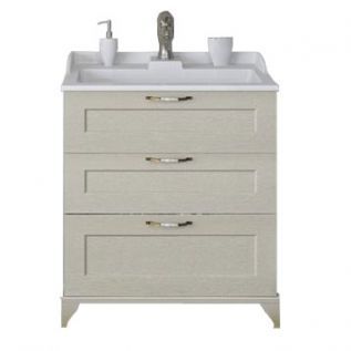 Тумба под раковину Aquaton Леон 1A194601LBPR0 65х45х73 цвет светлое дерево