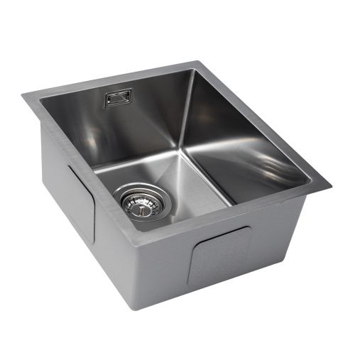 Кухонная мойка Grandex Aqua PROLINE 39 300062 45х39 цвет сатин поверхность матовая