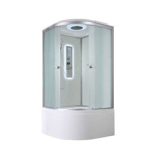 Душевая кабина AvaCan D D5010LED 100х100 четверть круга с крышей ориентация универсальная