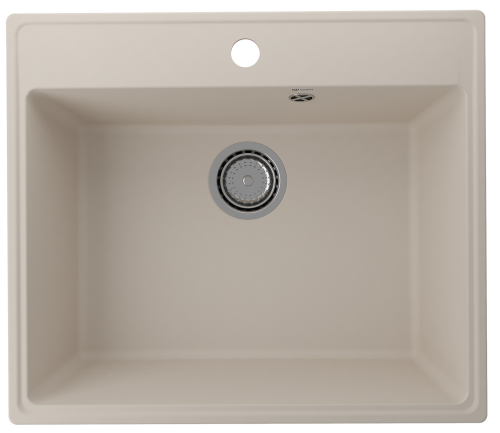 Кухонная мойка Ulgran Quartz Forte 580-02 58х50 цвет бежевый поверхность матовая