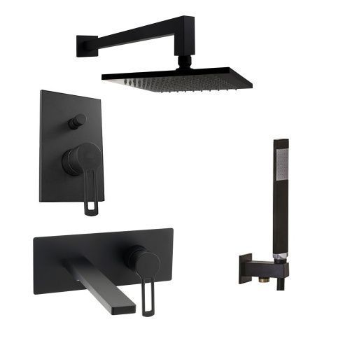 Душевая система Paffoni Ringo KITRIN015NO105 встраиваемая в стену